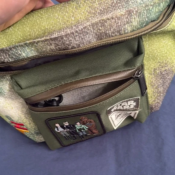 Herschel Supply Company Green and Yellow Belt Bag for Outdoor Adventures